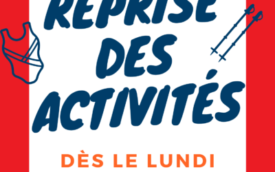 Reprise des activités